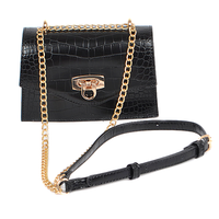 Faux Croc Mini Crossbody - Lily And Ann Online Boutique