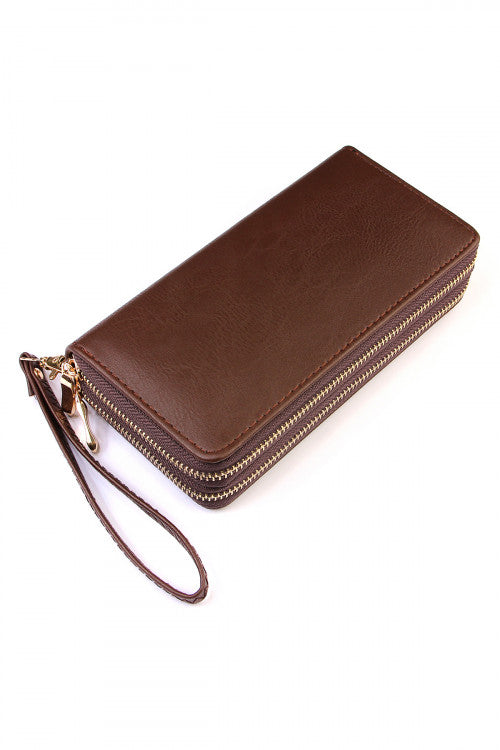 Double Zipper Wallet - Lily And Ann Online Boutique