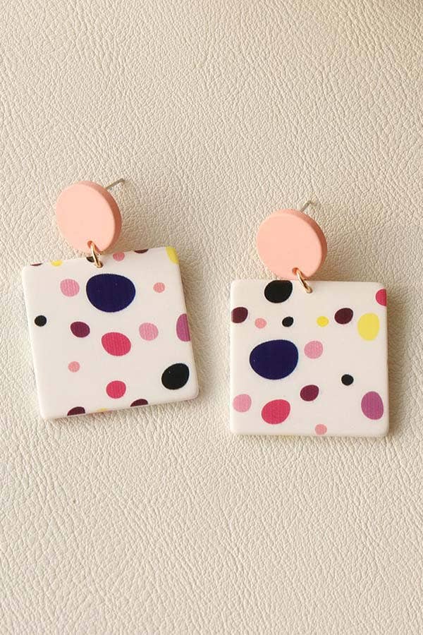 Clay Color Drop Earrings - Lily And Ann Online Boutique