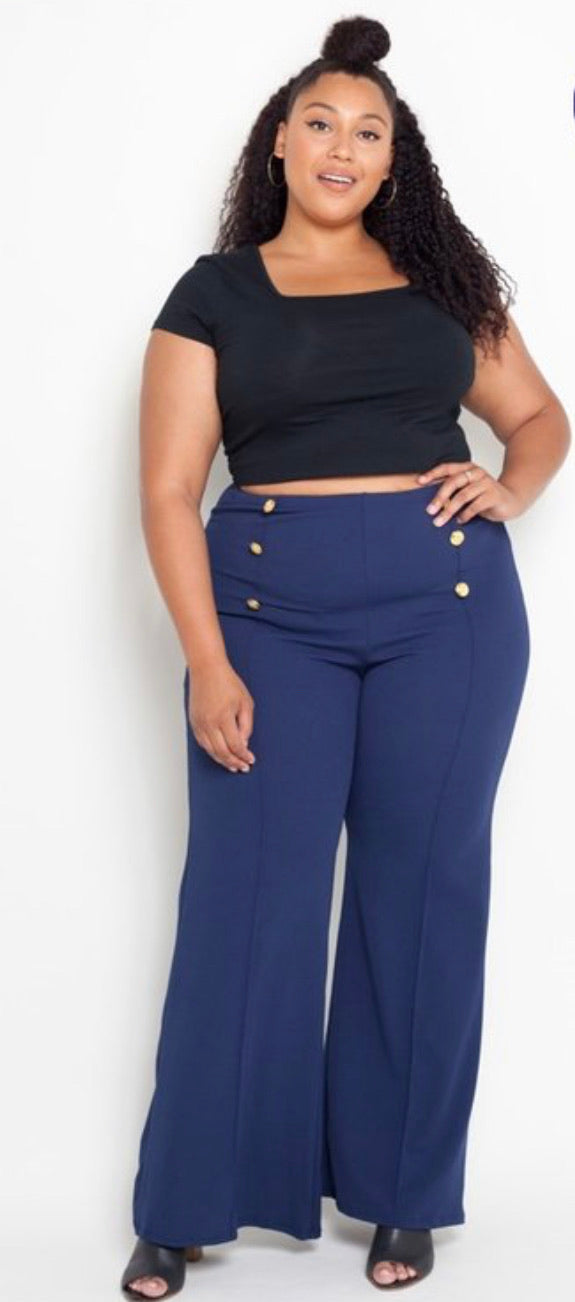 High Waisted Plus Size Pants - Lily And Ann Online Boutique