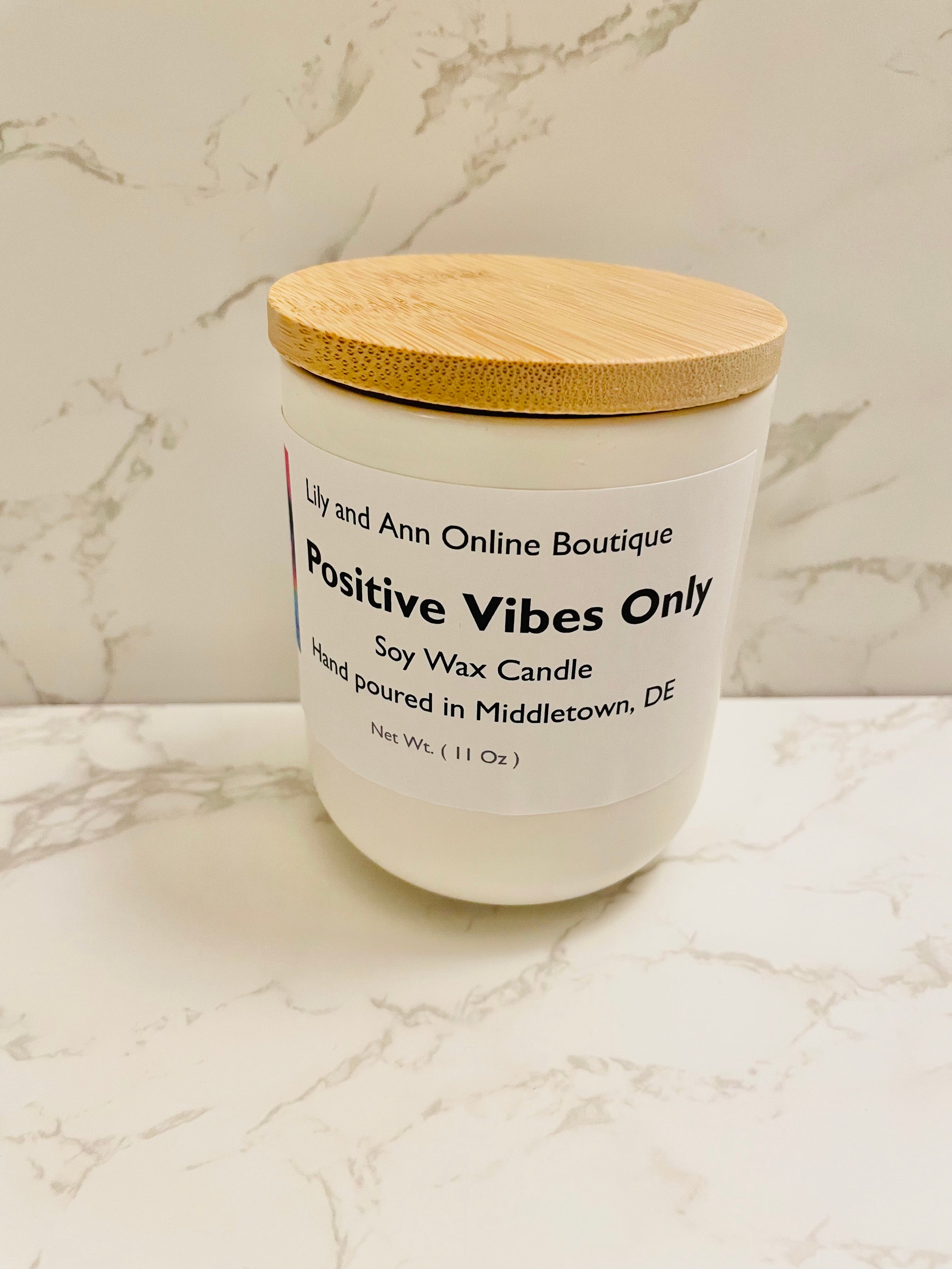 Positive Vibes Only Candle