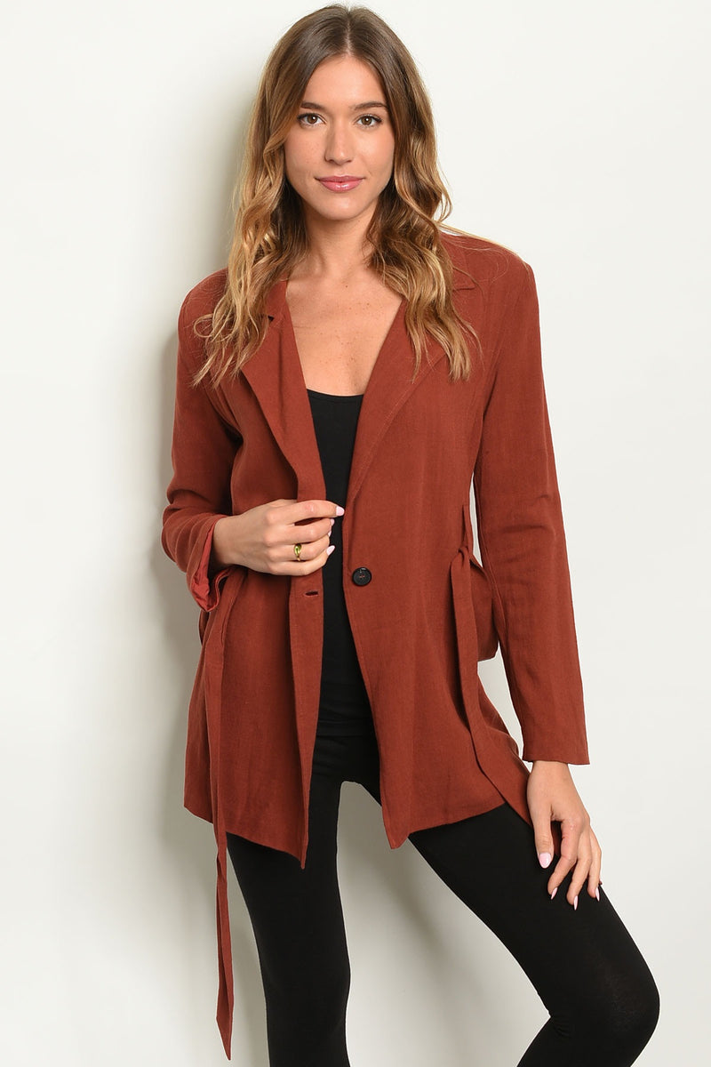Earth Pocket Detail Jacket - Lily And Ann Online Boutique