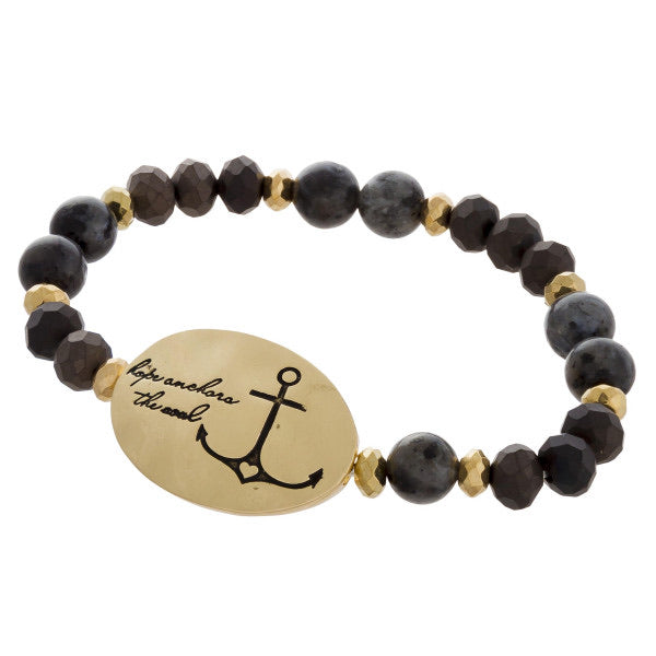 Hope Anchors The Soul Bracelet - Lily And Ann Online Boutique