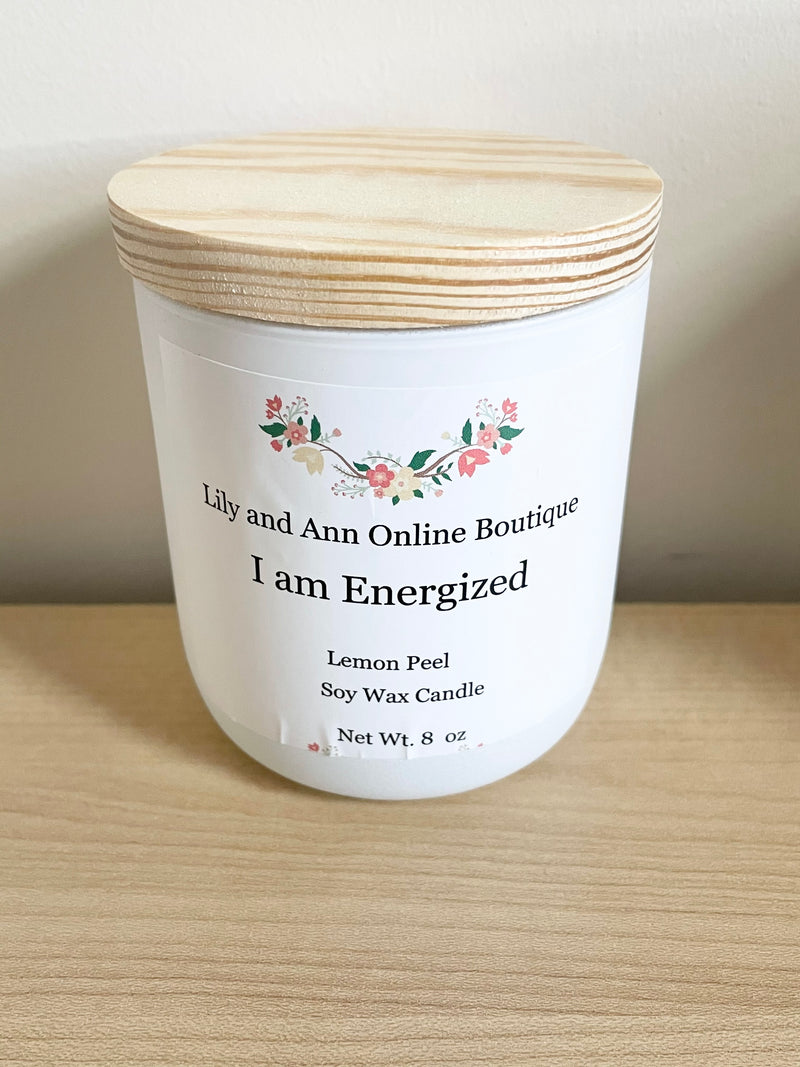 I am Energized Candle - Lily And Ann Online Boutique