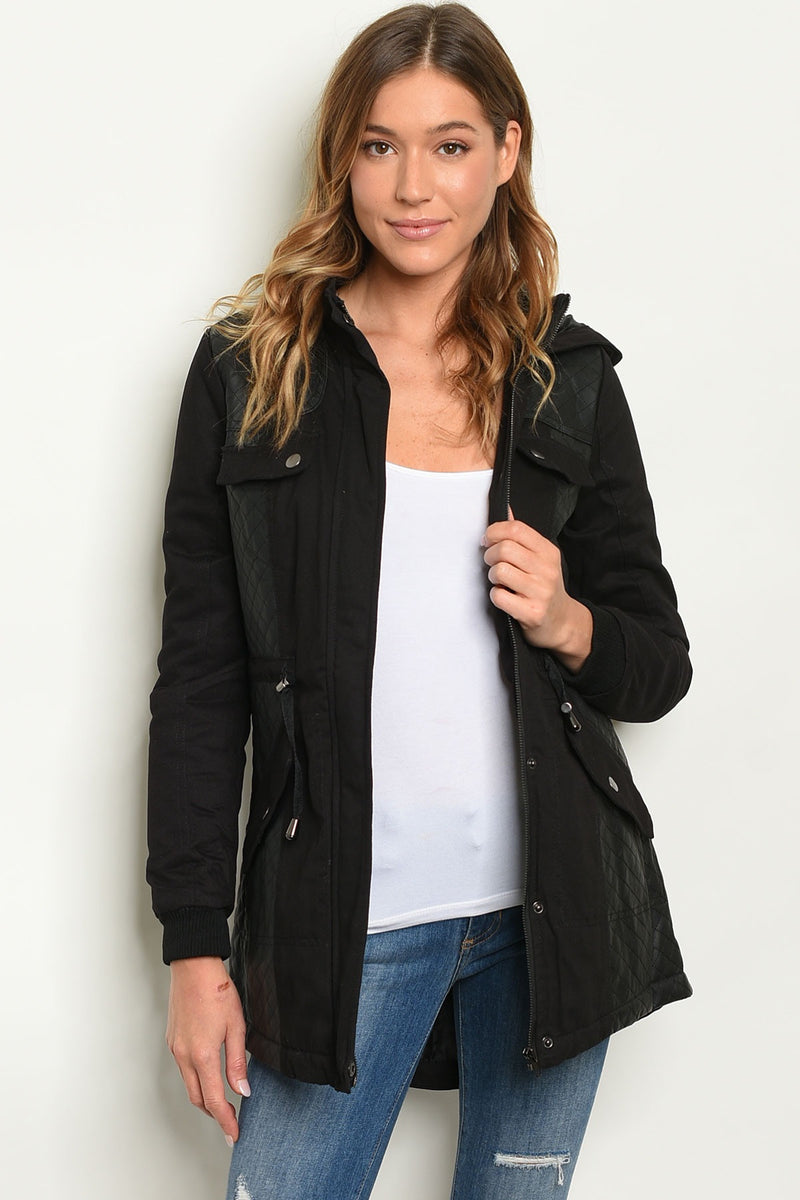 Black Utility Jacket - Lily And Ann Online Boutique